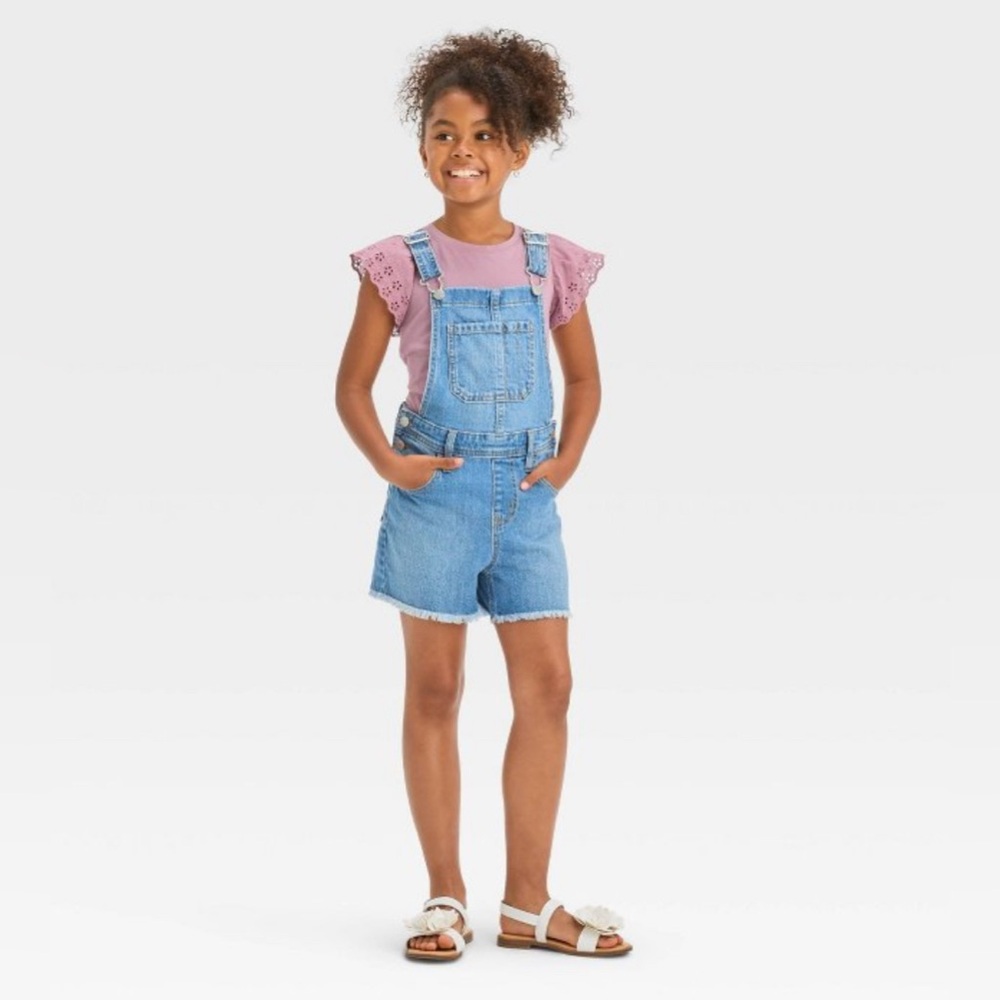 Girl’s Jean Shortalls